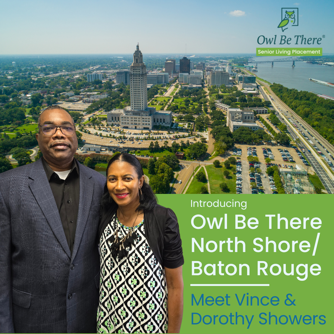 Meet Owl Be There's newest franchisee, Vince and Dorothy Showers in North Shore/Baton Rouge, LA